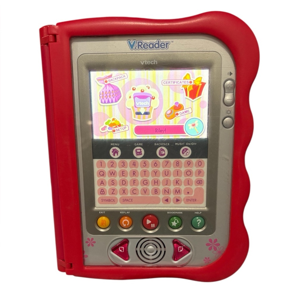 VTech V.Reader Interactive E-Book System - Pink  Stylus & 1 Game